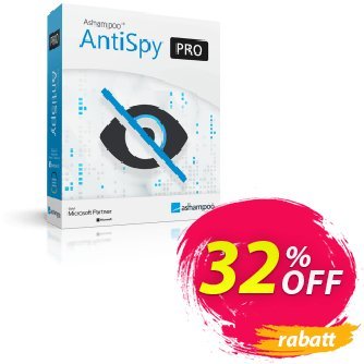 Ashampoo AntiSpy Pro Gutschein 30% OFF Ashampoo AntiSpy Pro, verified Aktion: Wonderful discounts code of Ashampoo AntiSpy Pro, tested & approved