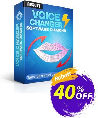 AV Voice Changer Software Diamond 9.5 Gutschein 40% OFF - VCSD Aktion: Excellent offer code of AV Voice Changer Software Diamond 2024