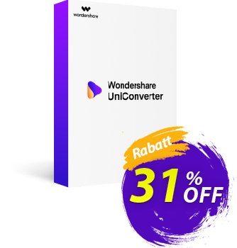 Wondershare UniConverterBeförderung 38% OFF Wondershare UniConverter, verified