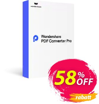 Wondershare PDF Converter PRO for Mac (Lifetime)Beförderung Back to School-30% OFF PDF editing tool