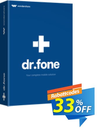 dr.fone - Restore Social AppBeförderung Dr.fone all site promotion-30% off