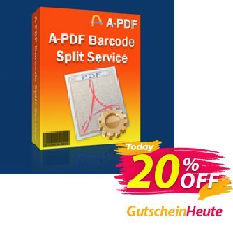 A-PDF Barcode Split Service Gutschein A-PDF Coupon (9891) Aktion: 20% IVS and A-PDF