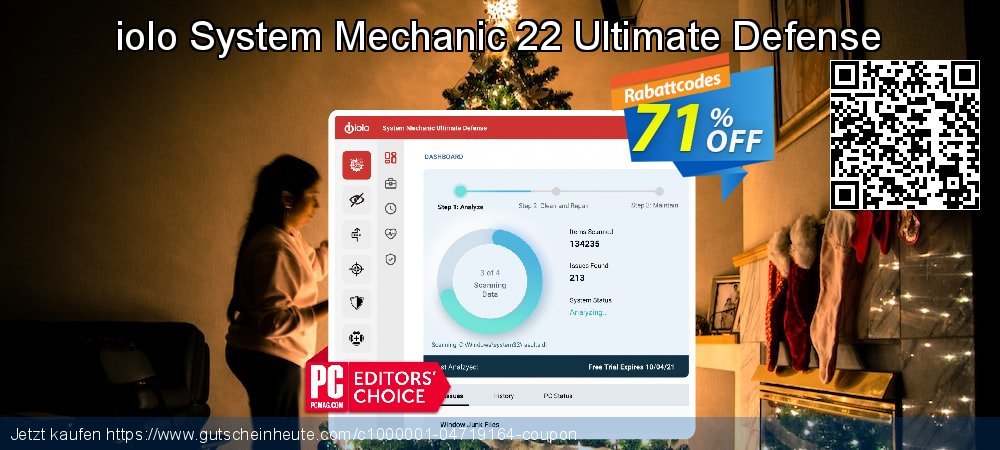 iolo System Mechanic 22 Ultimate Defense geniale Außendienst-Promotions Bildschirmfoto
