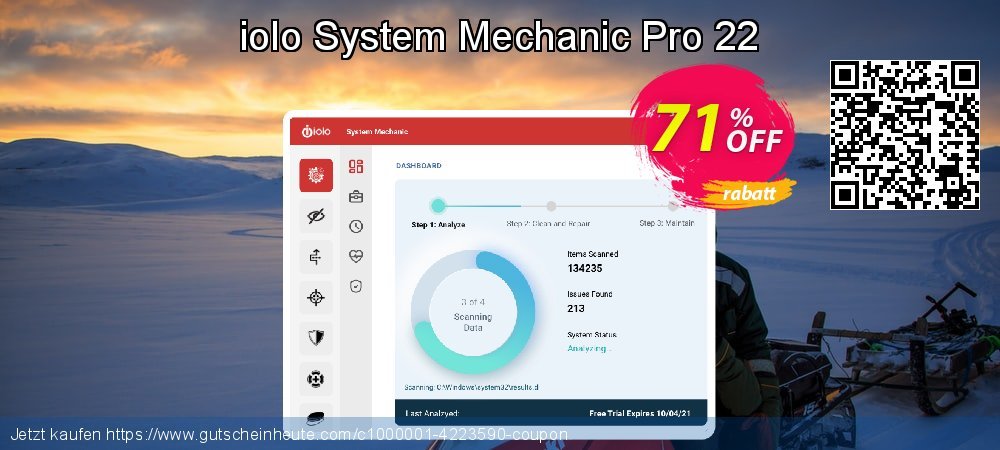 iolo System Mechanic Pro 22 Sonderangebote Preisnachlass Bildschirmfoto