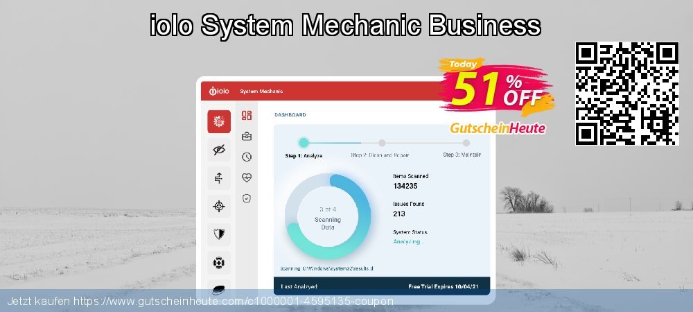 iolo System Mechanic Business wundervoll Diskont Bildschirmfoto