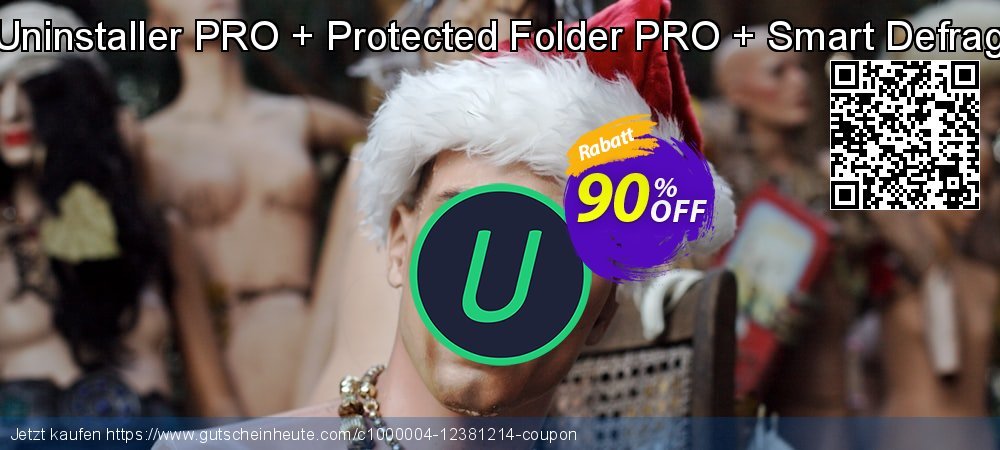 IObit Uninstaller PRO + Protected Folder PRO + Smart Defrag PRO ausschließenden Nachlass Bildschirmfoto