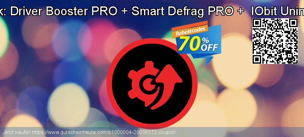 Valued Pack: Driver Booster PRO + Smart Defrag PRO +  IObit Uninstaller PRO erstaunlich Diskont Bildschirmfoto