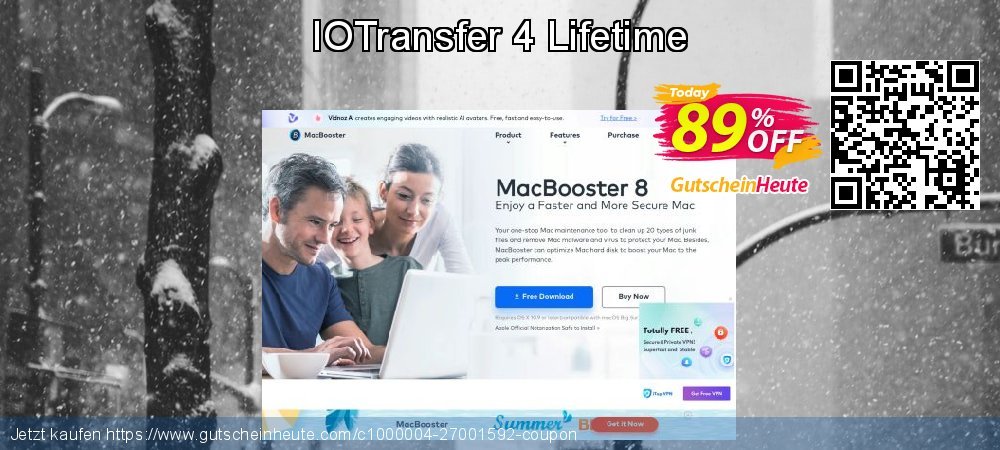 IOTransfer 4 Lifetime erstaunlich Verkaufsförderung Bildschirmfoto