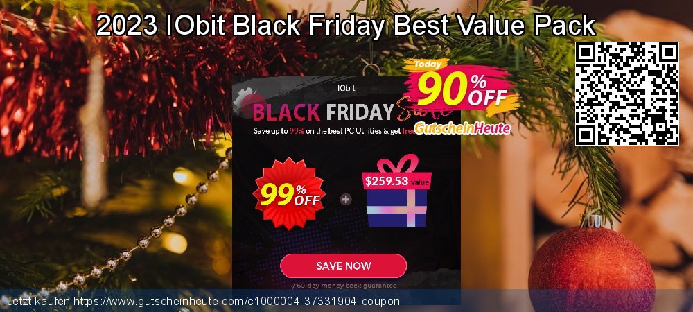 2023 IObit Black Friday Best Value Pack ausschließlich Sale Aktionen Bildschirmfoto