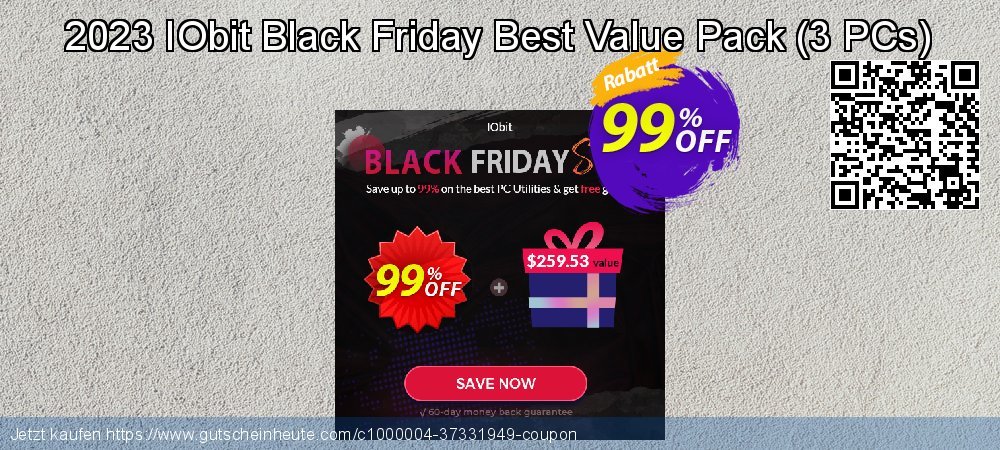2023 IObit Black Friday Best Value Pack - 3 PCs  wundervoll Verkaufsförderung Bildschirmfoto