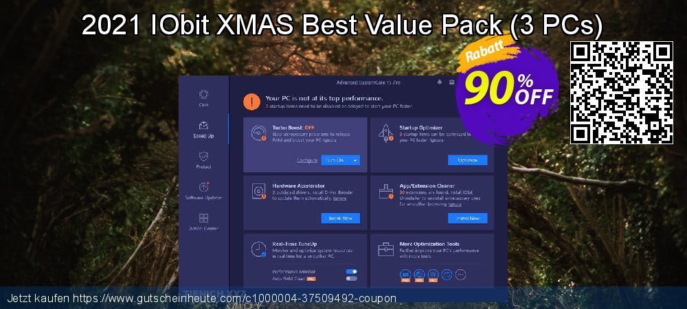2021 IObit XMAS Best Value Pack - 3 PCs  faszinierende Nachlass Bildschirmfoto