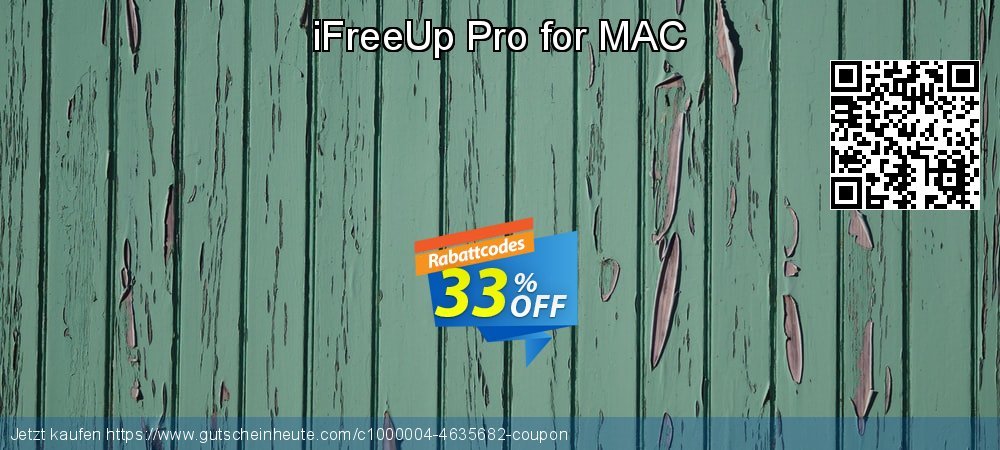 iFreeUp Pro for MAC super Diskont Bildschirmfoto