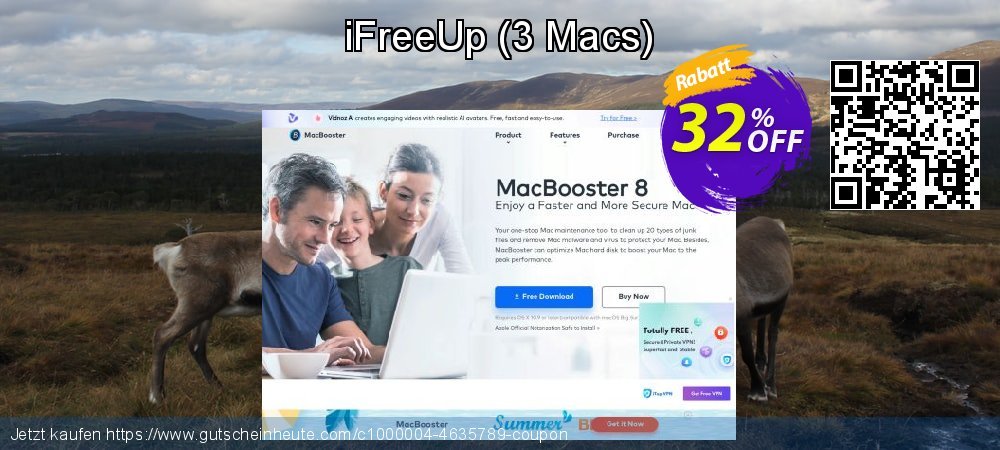 iFreeUp - 3 Macs  geniale Außendienst-Promotions Bildschirmfoto