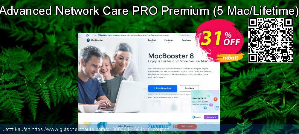 Advanced Network Care PRO Premium - 5 Mac/Lifetime  wunderschön Preisnachlass Bildschirmfoto
