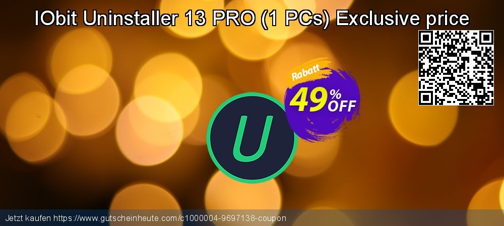 IObit Uninstaller 13 PRO - 1 PCs Exclusive price Sonderangebote Ermäßigungen Bildschirmfoto