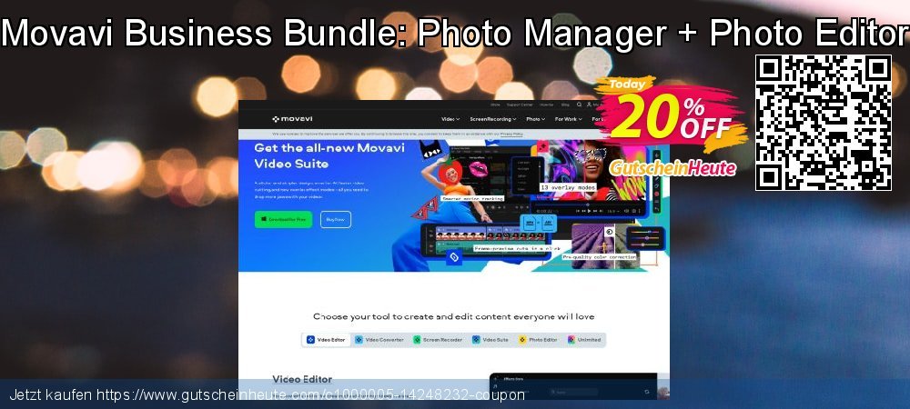 Movavi Business Bundle: Photo Manager + Photo Editor spitze Förderung Bildschirmfoto