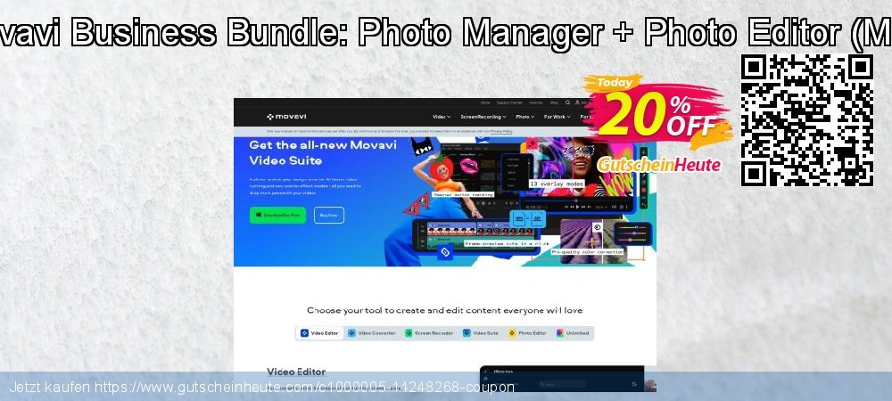Movavi Business Bundle: Photo Manager + Photo Editor - Mac  ausschließenden Sale Aktionen Bildschirmfoto
