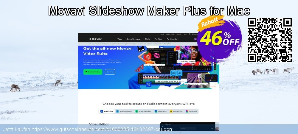 Movavi Slideshow Maker Plus for Mac exklusiv Angebote Bildschirmfoto