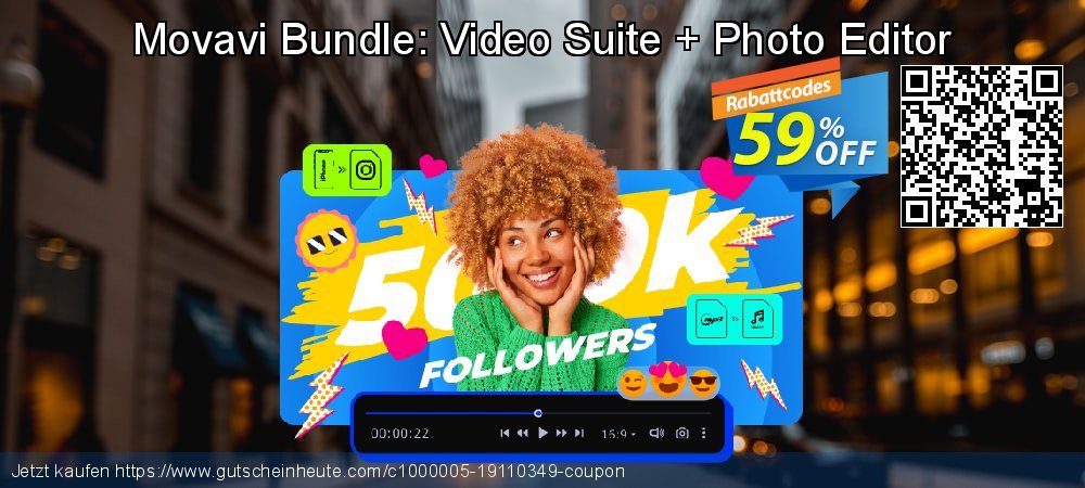 Movavi Bundle: Video Suite + Photo Editor wunderschön Preisreduzierung Bildschirmfoto