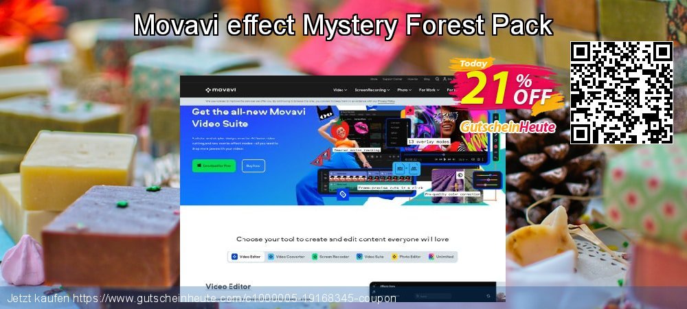 Movavi effect Mystery Forest Pack fantastisch Promotionsangebot Bildschirmfoto