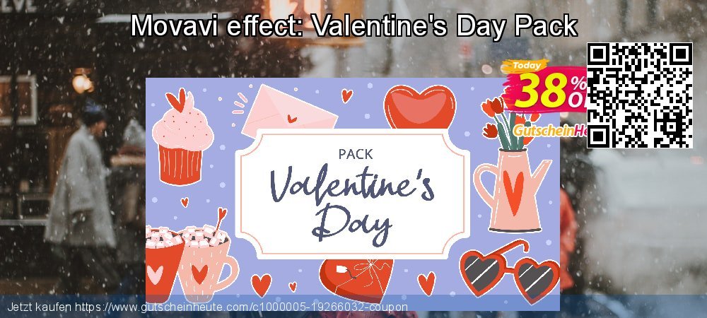 Movavi effect: Valentine's Day Pack verblüffend Verkaufsförderung Bildschirmfoto