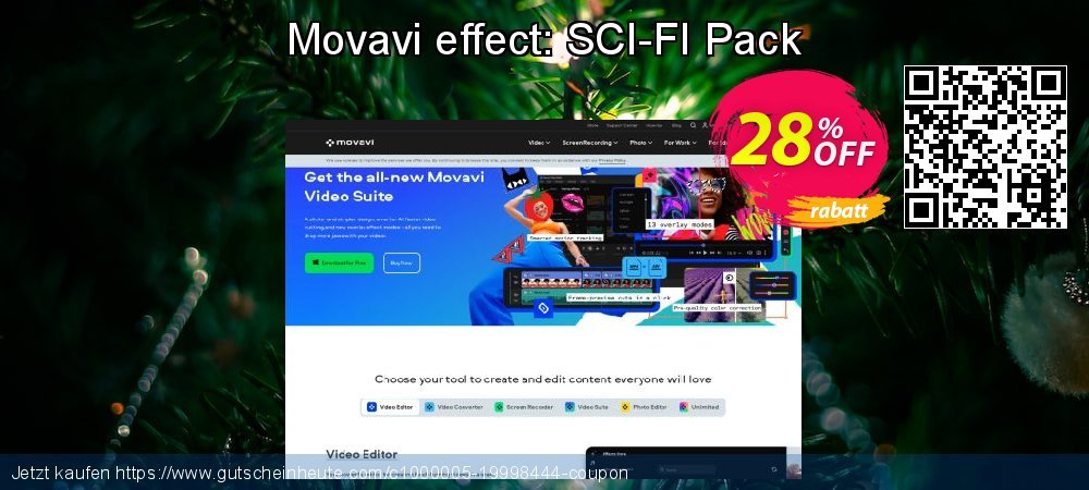 Movavi effect: SCI-FI Pack Exzellent Ausverkauf Bildschirmfoto