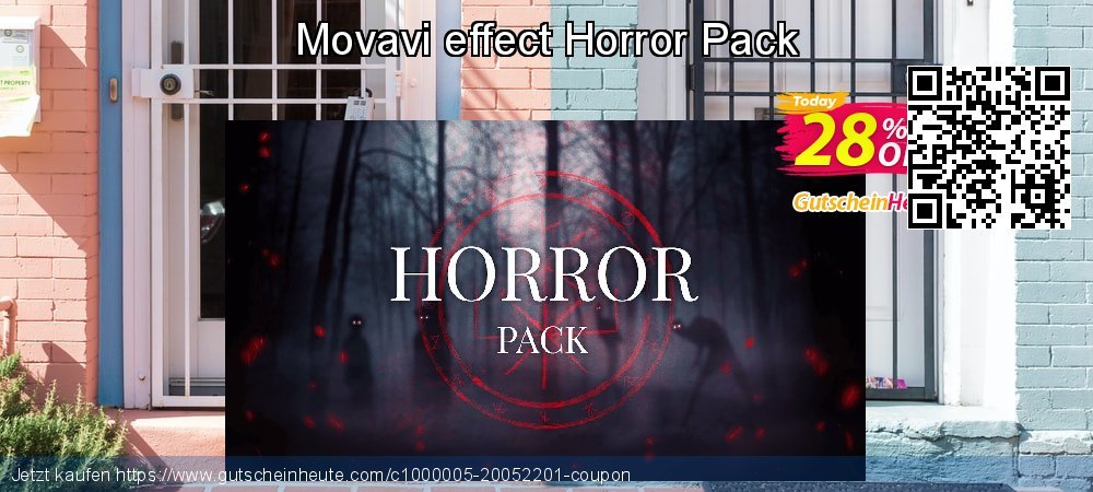 Movavi effect Horror Pack aufregenden Preisnachlass Bildschirmfoto