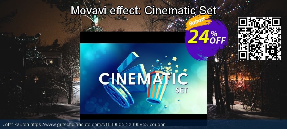 Movavi effect: Cinematic Set umwerfende Rabatt Bildschirmfoto