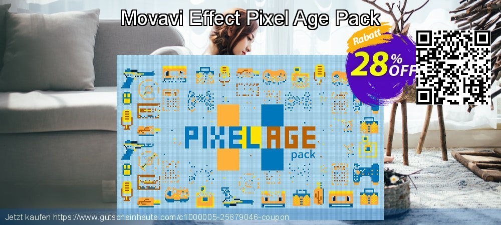 Movavi Effect Pixel Age Pack wundervoll Diskont Bildschirmfoto