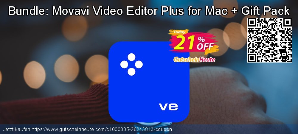 Bundle: Movavi Video Editor Plus for Mac + Gift Pack Sonderangebote Promotionsangebot Bildschirmfoto