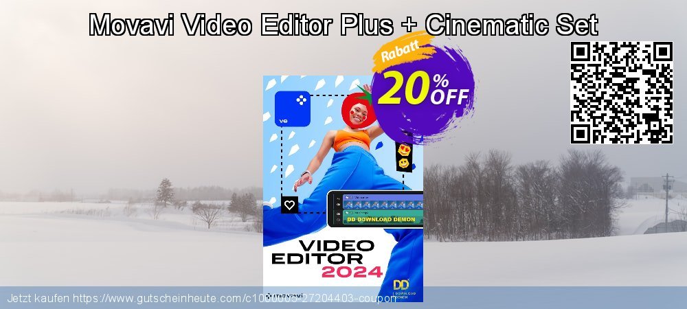 Movavi Video Editor Plus + Cinematic Set spitze Verkaufsförderung Bildschirmfoto