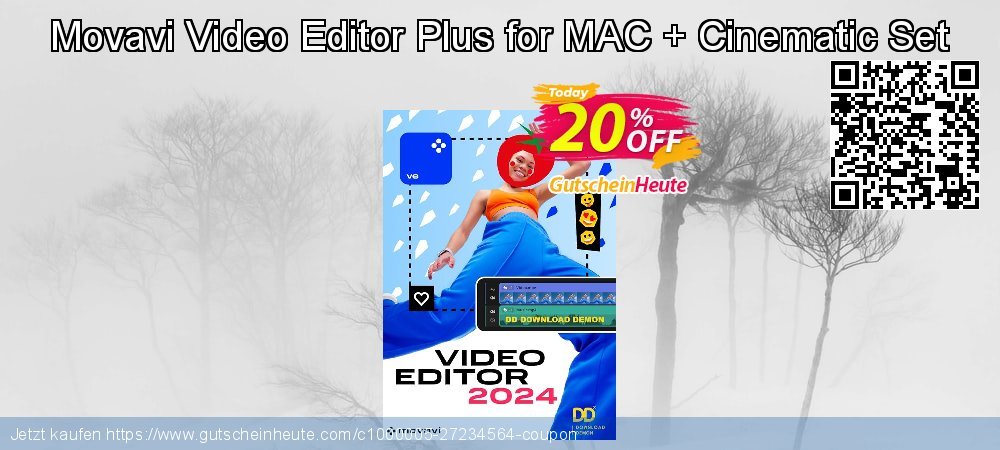 Movavi Video Editor Plus for MAC + Cinematic Set aufregende Preisreduzierung Bildschirmfoto