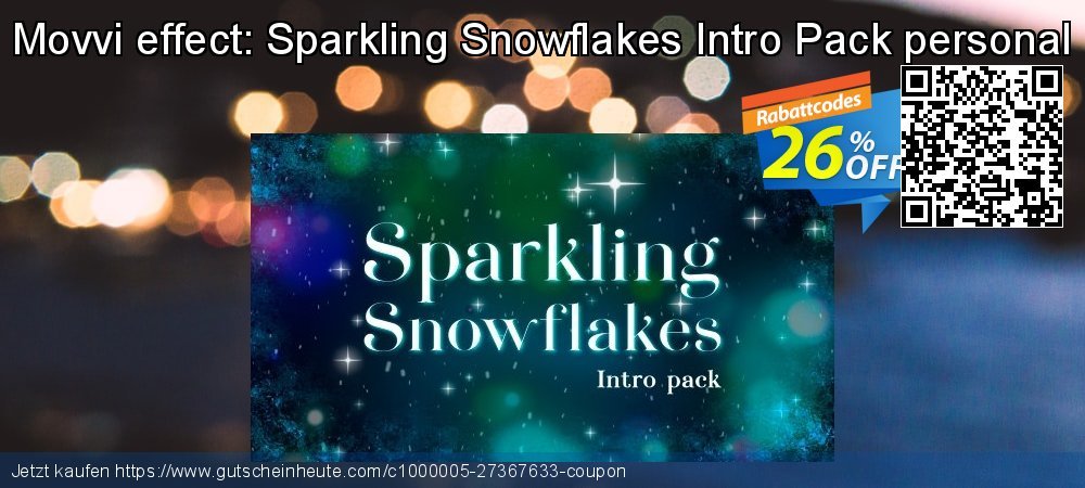 Movvi effect: Sparkling Snowflakes Intro Pack personal wunderschön Nachlass Bildschirmfoto