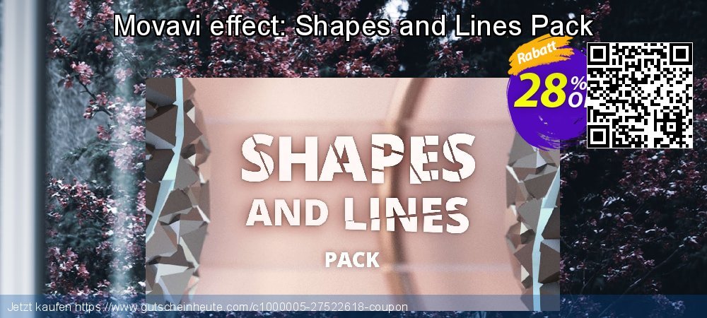 Movavi effect: Shapes and Lines Pack spitze Ermäßigungen Bildschirmfoto