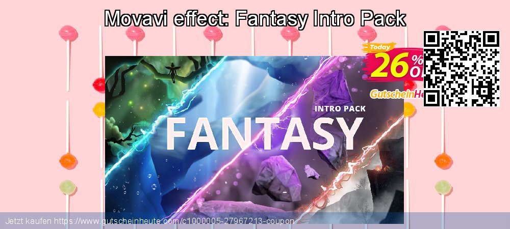 Movavi effect: Fantasy Intro Pack faszinierende Preisreduzierung Bildschirmfoto