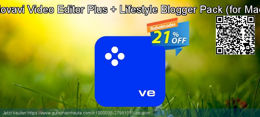 Movavi Video Editor Plus + Lifestyle Blogger Pack - for Mac  ausschließenden Preisreduzierung Bildschirmfoto