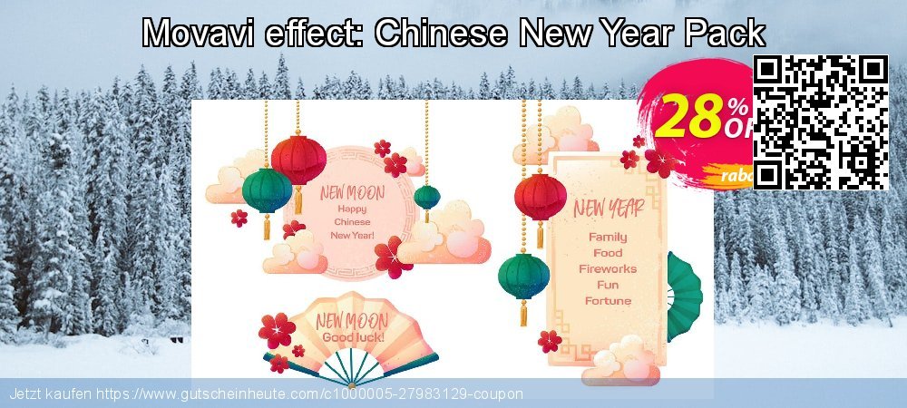 Movavi effect: Chinese New Year Pack besten Sale Aktionen Bildschirmfoto