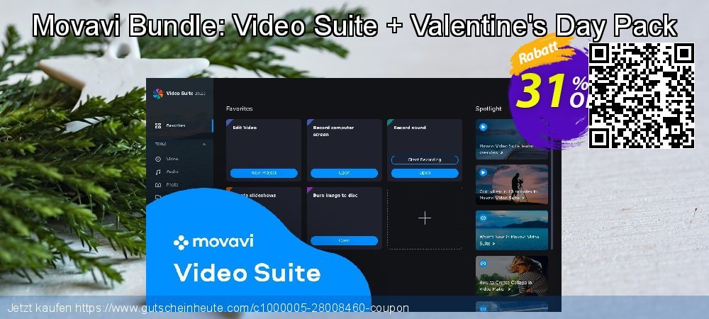 Movavi Bundle: Video Suite + Valentine's Day Pack fantastisch Rabatt Bildschirmfoto