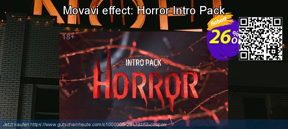 Movavi effect: Horror Intro Pack klasse Verkaufsförderung Bildschirmfoto