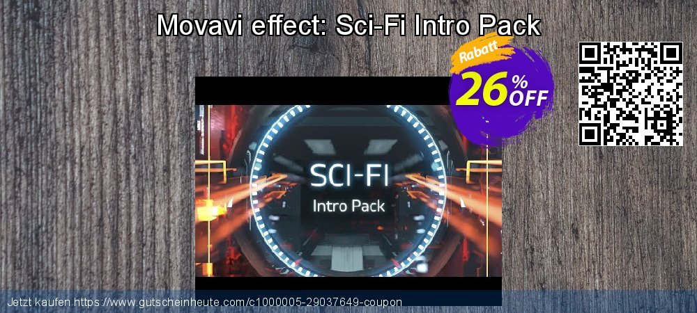 Movavi effect: Sci-Fi Intro Pack genial Verkaufsförderung Bildschirmfoto