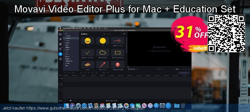 Movavi Video Editor Plus for Mac + Education Set großartig Disagio Bildschirmfoto
