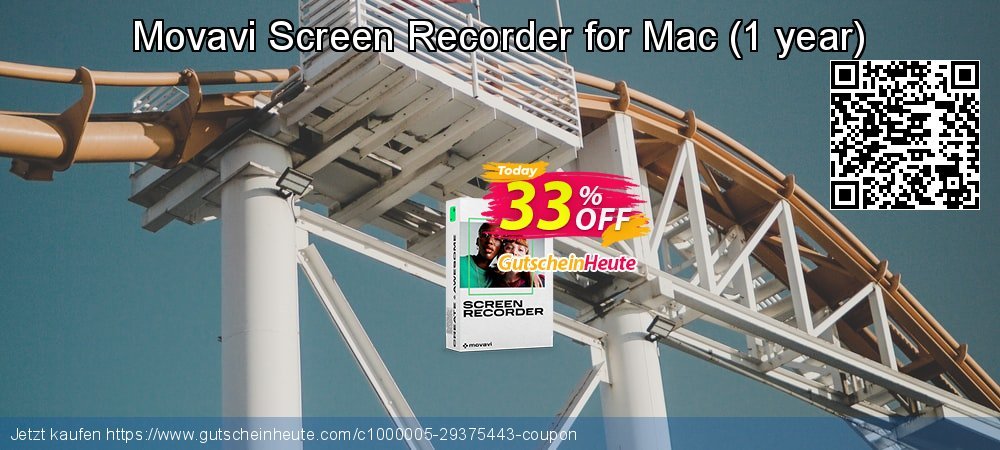 Movavi Screen Recorder for Mac - 1 year  wundervoll Preisnachlass Bildschirmfoto