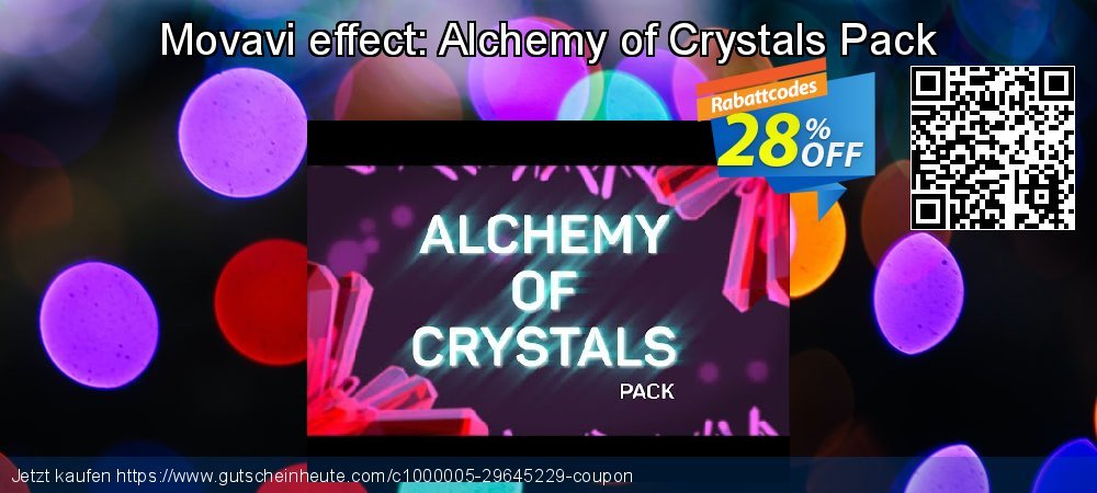 Movavi effect: Alchemy of Crystals Pack fantastisch Verkaufsförderung Bildschirmfoto