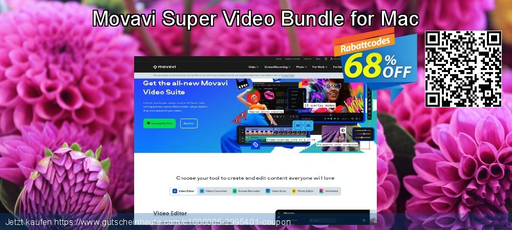 Movavi Super Video Bundle for Mac aufregenden Verkaufsförderung Bildschirmfoto