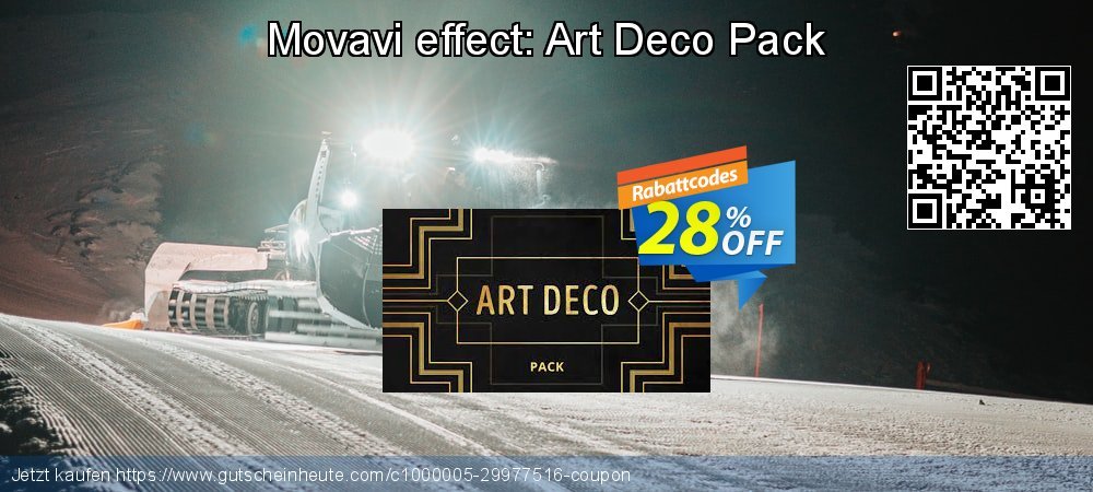 Movavi effect: Art Deco Pack erstaunlich Förderung Bildschirmfoto