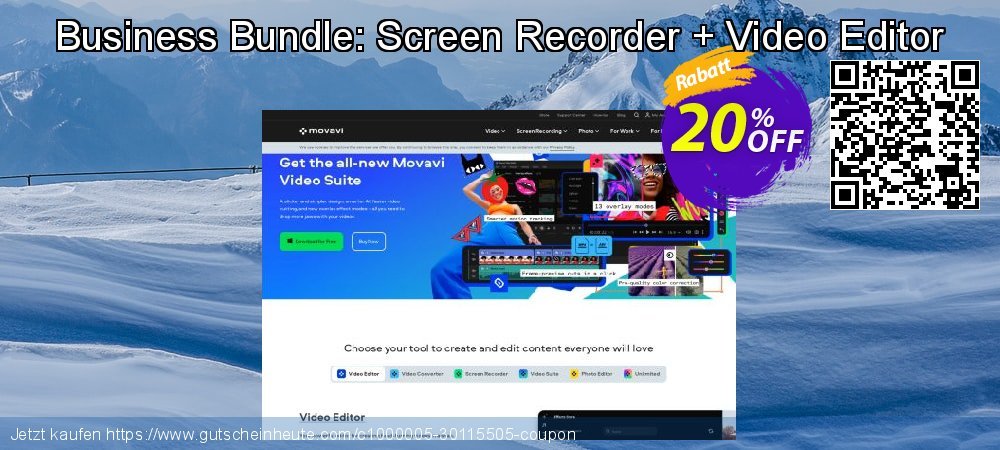 Business Bundle: Screen Recorder + Video Editor verblüffend Förderung Bildschirmfoto
