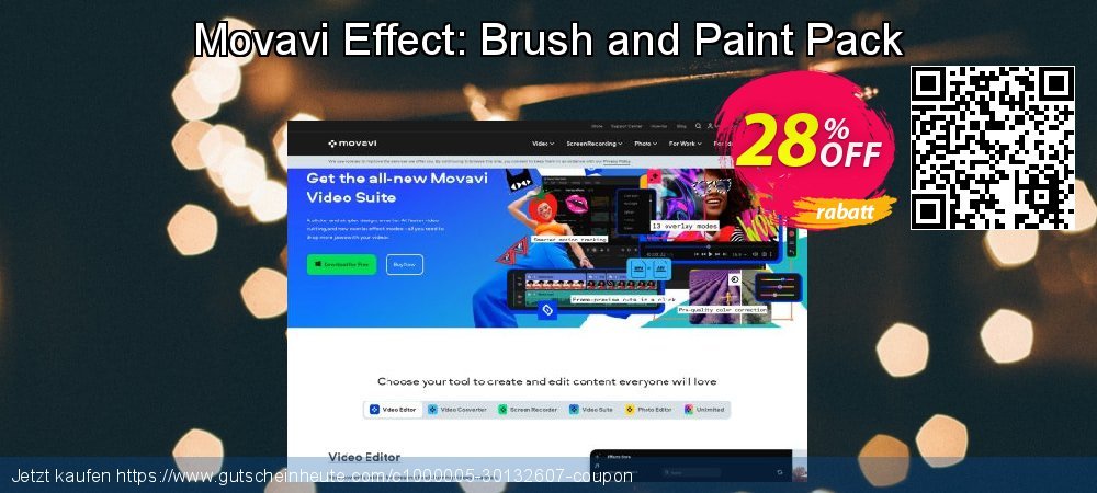 Movavi Effect: Brush and Paint Pack besten Förderung Bildschirmfoto