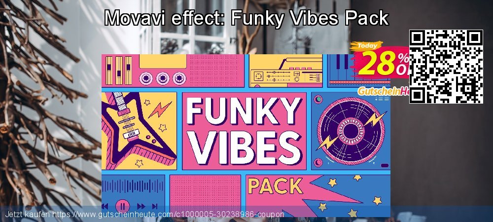 Movavi effect: Funky Vibes Pack faszinierende Ermäßigung Bildschirmfoto