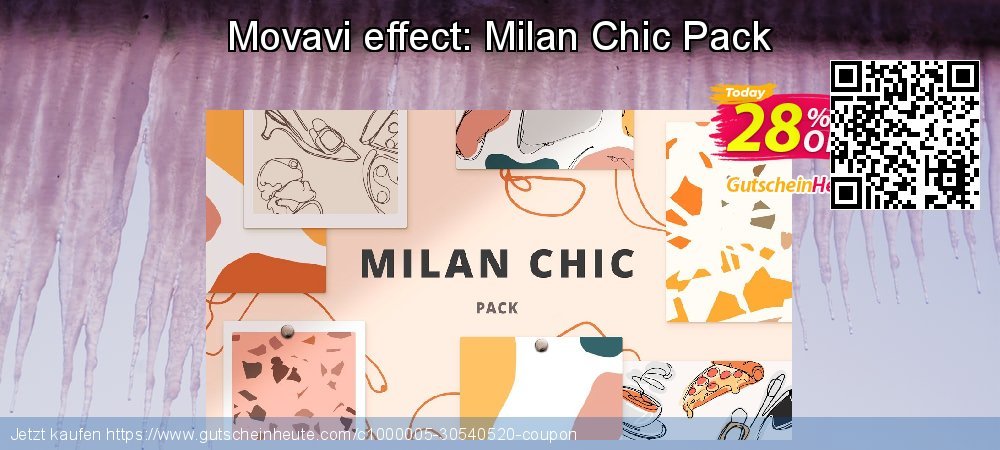 Movavi effect: Milan Chic Pack toll Preisreduzierung Bildschirmfoto