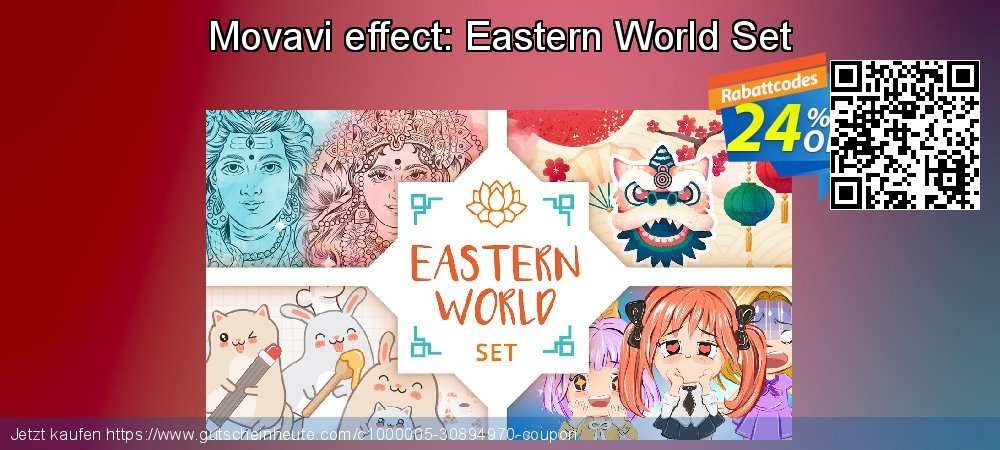 Movavi effect: Eastern World Set wundervoll Preisreduzierung Bildschirmfoto